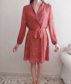 Vestito Nanà  rosso corallo