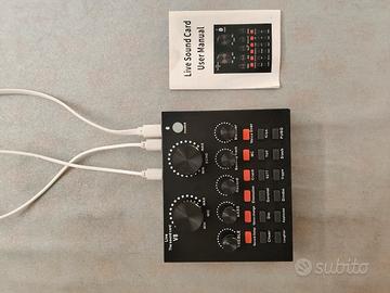 mixer mini interfaccia audio