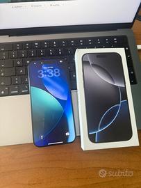 iPhone 16 Pro Max 256gb nero in garanzia