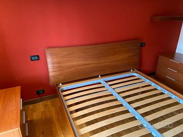 Letto Matrimoniale Legno Ciliegio