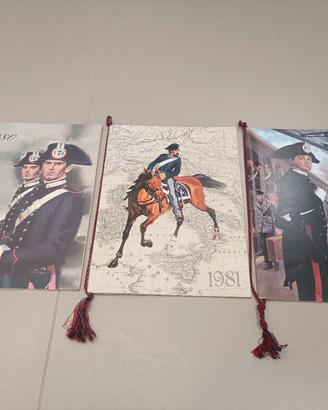 Calendario carabinieri 1980-1981-1982