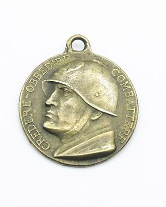 Medaglia in bronzo fascio