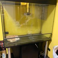 Terrario teca XXL completo 130x60x180h (vetro110h)