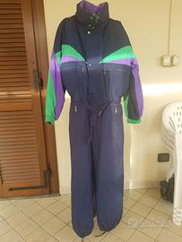 Tuta da sci stile vintage