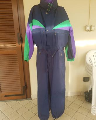 Tuta da sci stile vintage