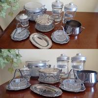Set contenitori vintage da tavola 