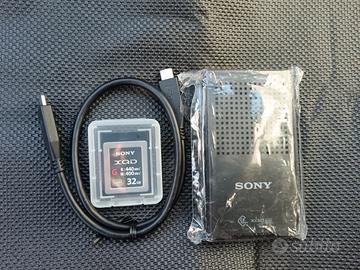 Per fotocamere Lettore +memory card XQD 32GB Sony