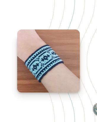 Bracciale Persiano ricamato a mano