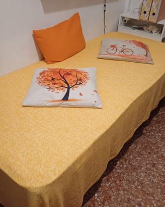 Letto; Rete singola 80x190 a molle + Materasso