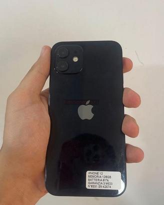 Apple iPhone 12 black 128 GB - 8331