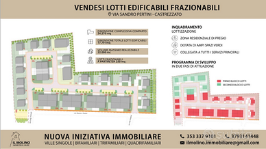 Lotti e ville a Castrezzato via Pertini