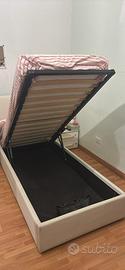 letto singolo contenitore