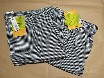 Set 2 pantaloni da cuoco