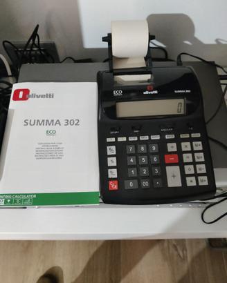 Calcolatrice scrivente Olivetti Summa 302