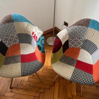 sedie poltrone patchwork