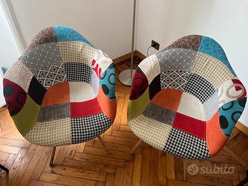 sedie poltrone patchwork