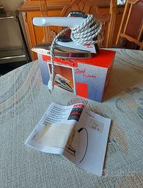 VINTAGE Ferro da stiro a secco Jura nuovo, scatola