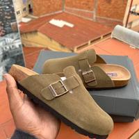 Birkenstock Boston Suede Mink 38 Nuove