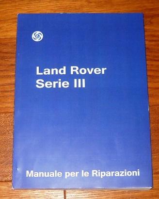 Manuale Officina Italia Land Rover 88 109 Series 3