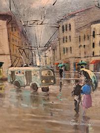 Quadro pittore labronico Angelo Tardelli