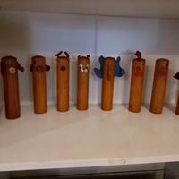 birilli in legno anni 60