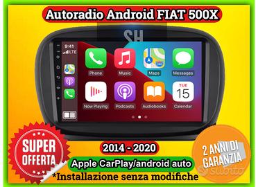 Autoradio CARPLAY wifi 9 pollici FIAT 500X