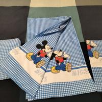 completo Topolino letto singolo bambino 