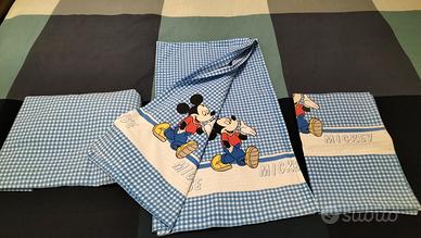 completo Topolino letto singolo bambino 