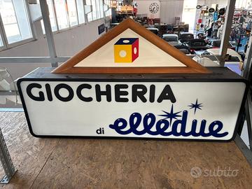 Insegna Giocheria Elledue
