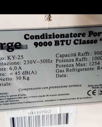 condizionatore portatile Sirge KY-25