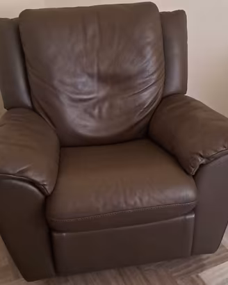 Poltrona Recliner Natuzzi Editions B938 in pelle