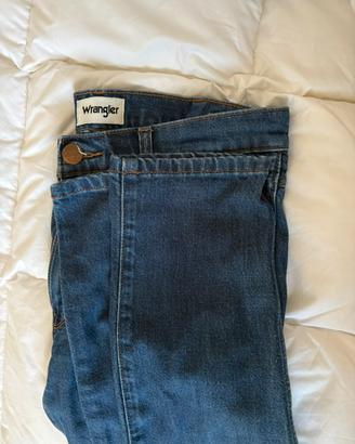 Jeans da uomo wrangler larston blu W32