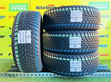 X4: Invernali 215/55R17 98V -KUMHO- al 85%