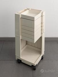 Carrello contenitore portaoggetti bianco