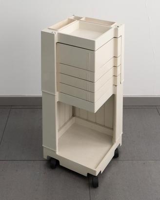 Carrello contenitore portaoggetti bianco