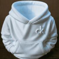 Portapenne Felpa con Cappuccio Calvin Klein