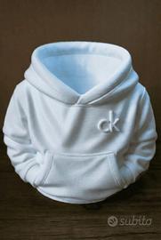 Portapenne Felpa con Cappuccio Calvin Klein