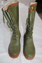 stivali di gomma felpati da caccia