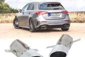 TERMINALI SCARICO MERCEDES W177 18- LOOK A35 AMG