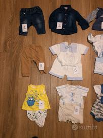 Vestiti neonato estivo 3-6 mesi+giubotto BRUMS  (1