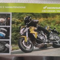 Libretto uso e manutenzione Honda Cb 1000r