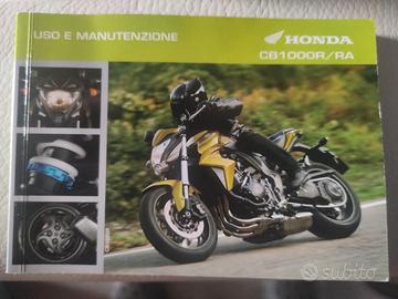 Libretto uso e manutenzione Honda Cb 1000r