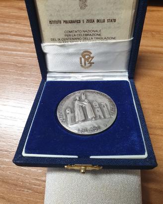Medaglia 900° anniversario traslazione S. Nicola 