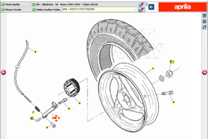 -Leva camma apriganasce Aprilia SR50 AP8232678