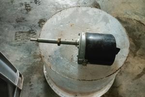 motorino tergicristalli e lampada