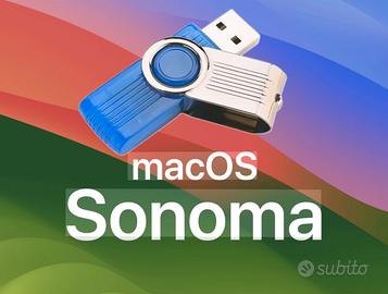 MacOx 14 Sonoma su Usb 32GB Avviabile