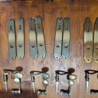 4 coppie vintage  maniglie porta 