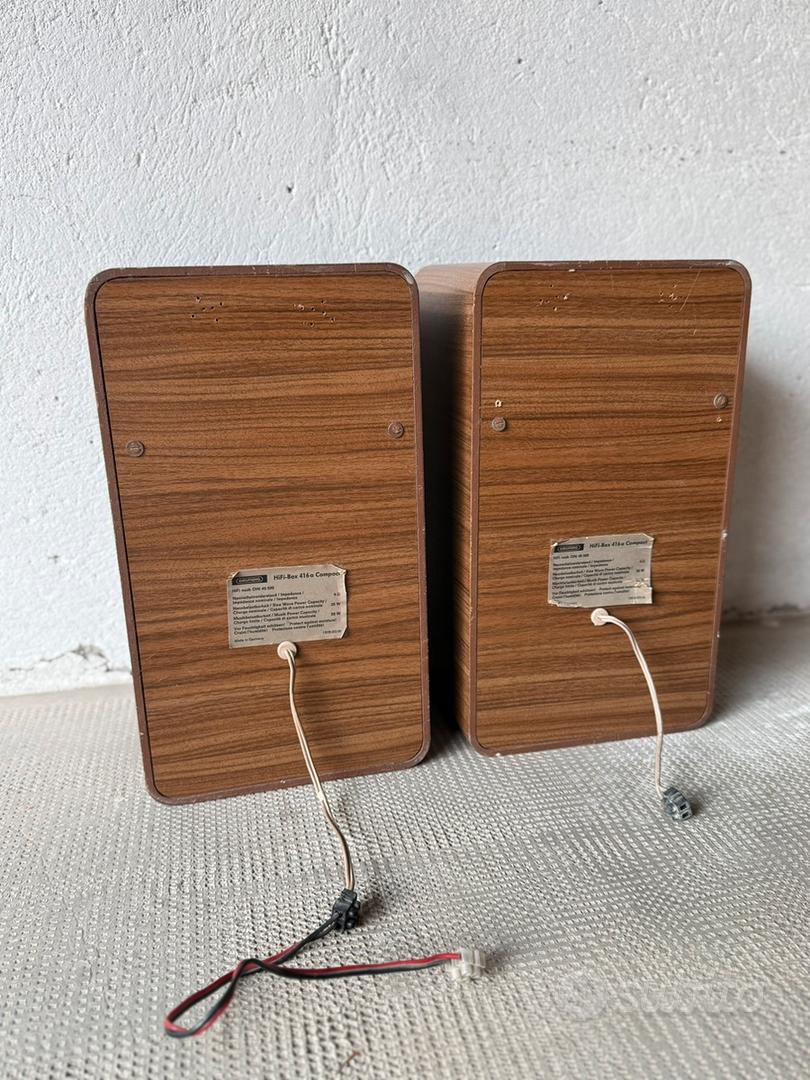 Enceintes vintage GRUNDIG HiFi Box 406 - CD - Musique