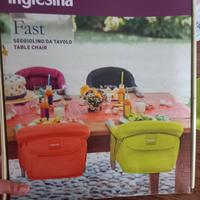 Seggiolino da tavolo inglesina fast blu