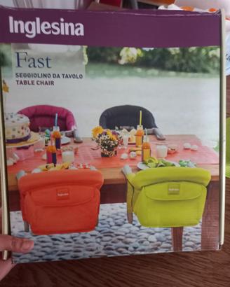 Seggiolino da tavolo inglesina fast blu